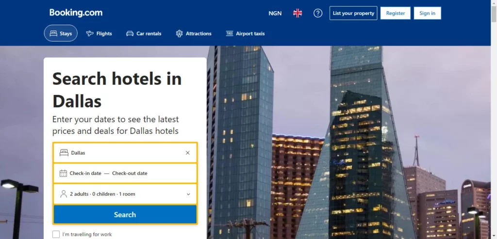 I will design a hotel booking website vacation rentals hotel website booking website