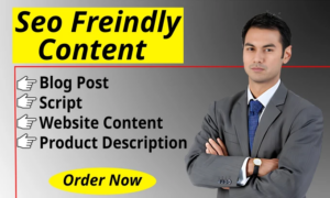 I will write SEO website content, blog posts, product descriptions