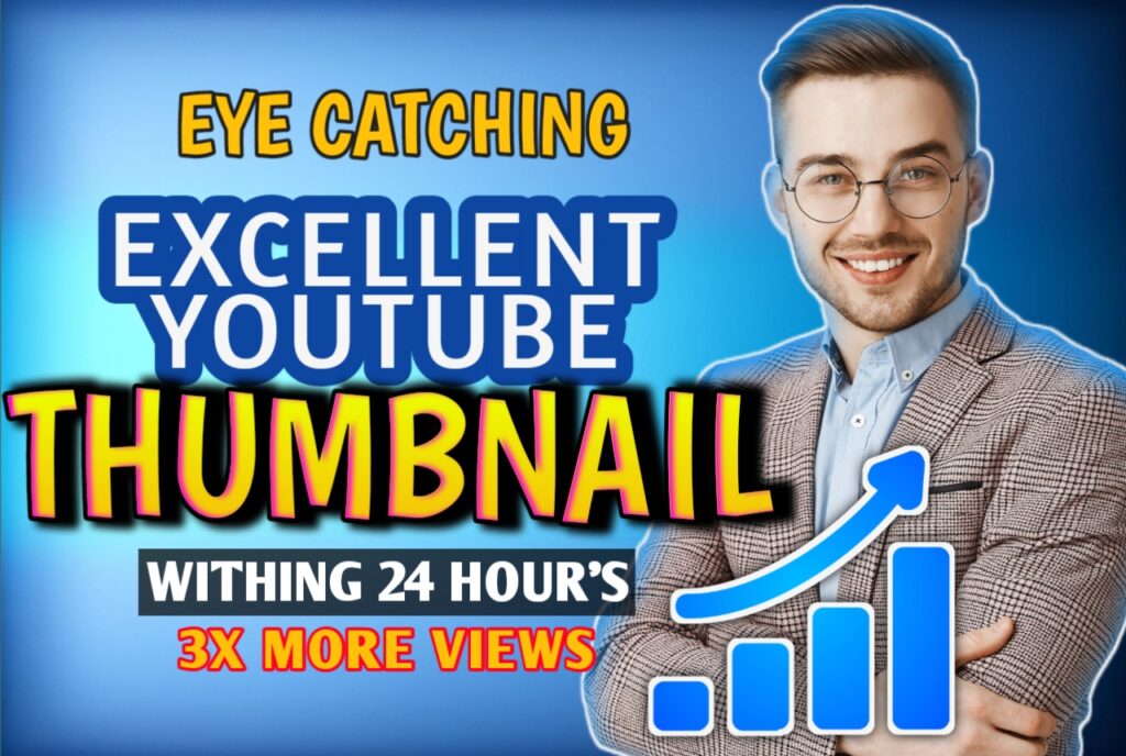 I will design eye catch excellent youtube thumbnail