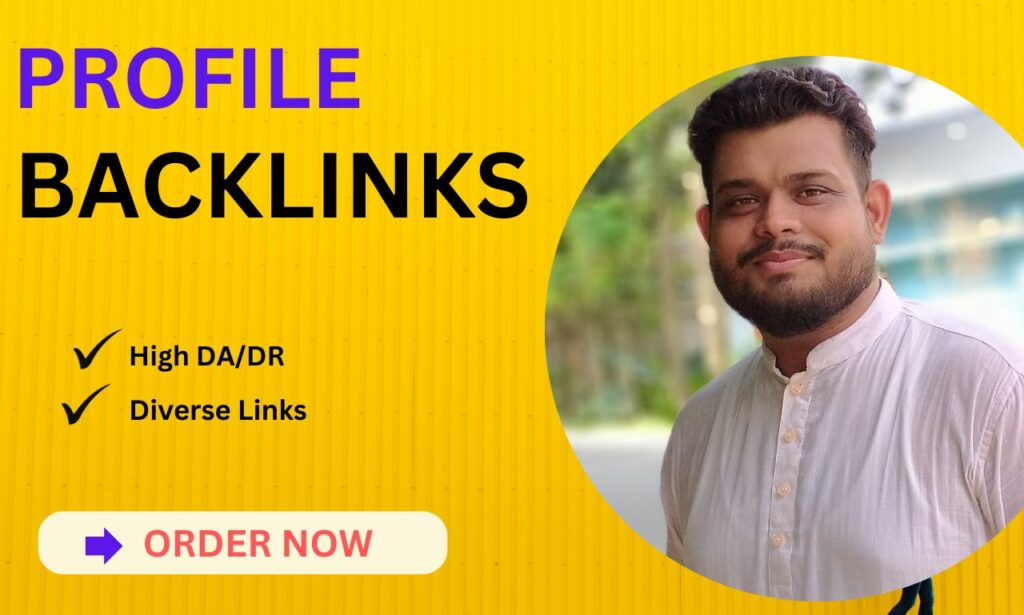 I will create dofollow profile backlinks for SEO link building