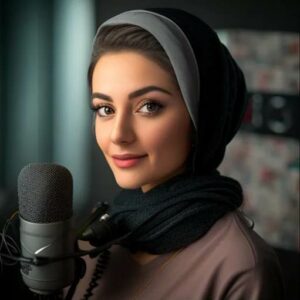 I will do female arabic voice over, arabic voice over, female arabic voice over,