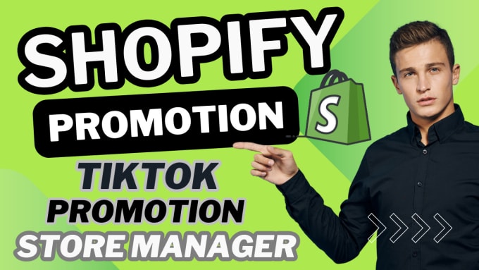 I will do shopify sales marketing, shopify dropshipping store manager, tiktok promotion