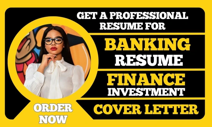 I will write banking resume, sales, marketing, accounting, resume writing, cover letter