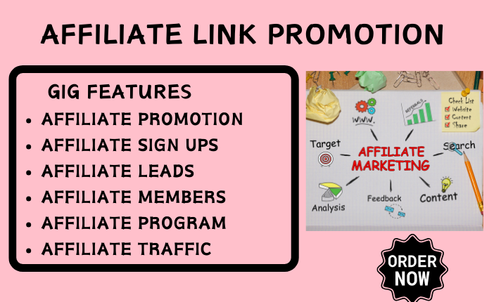 I will do affiliate sign up affiliate link promotion affiliate recruitment