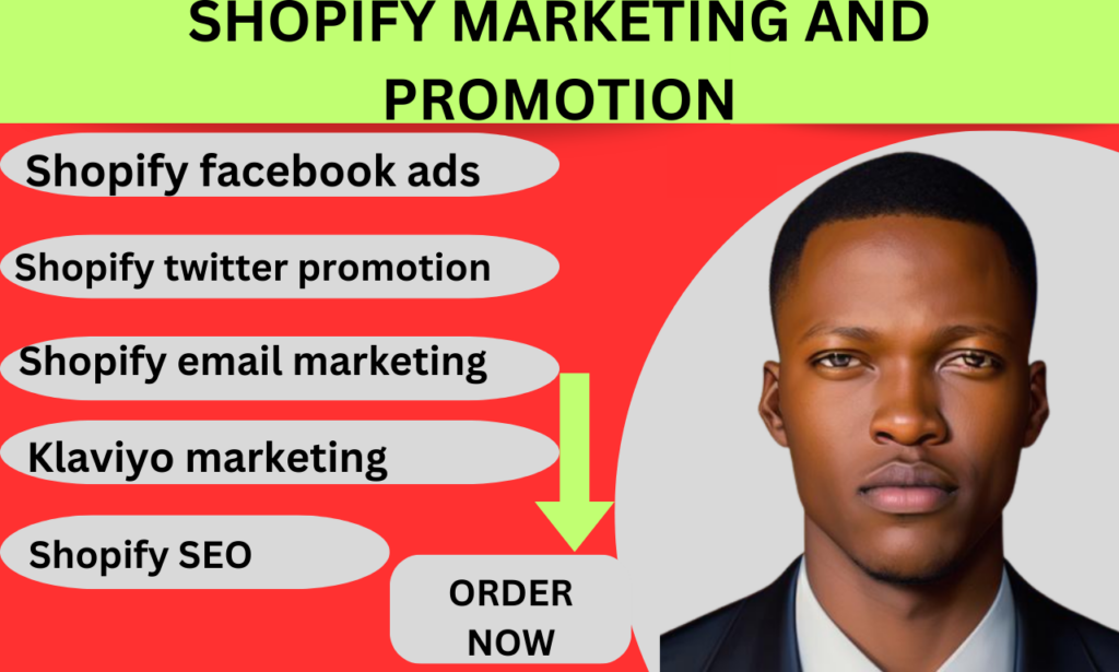 I will shopify marketing shopify facebook ads klaviyo marketing twitter promotion