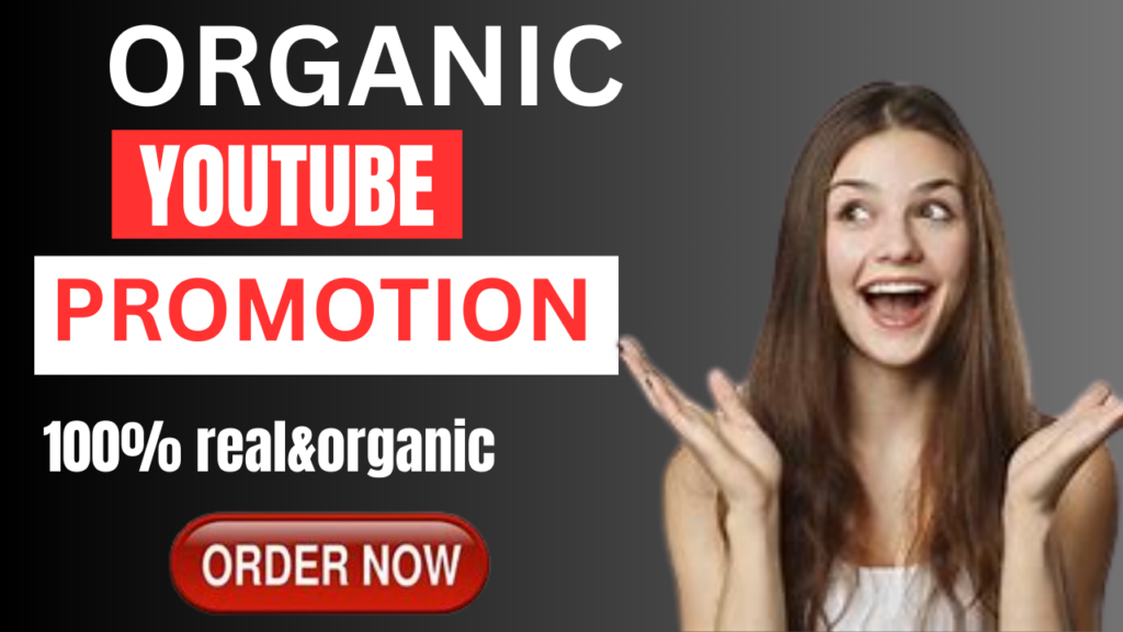 I will do organic youtube channel promotion and video promotion for channel growth