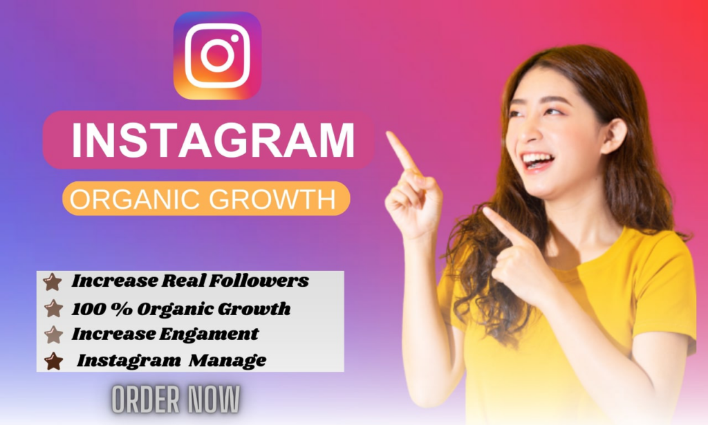 I will do very fast organic instagram promotion, growth and manage