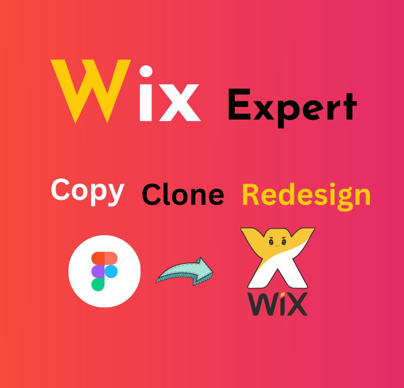 I will design figma to wix,wix website and wix ecommerce store