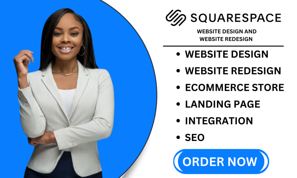 I will squarespace website redesign squarespace website design squarespace website SEO