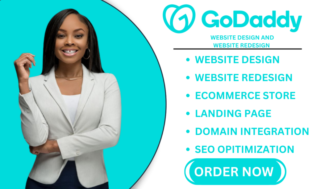 I will godaddy website design godaddy website redesign godaddy website design godaddy