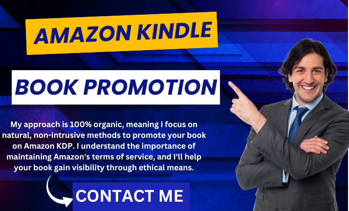 I will drive organic book sales on amazon KDP through marketing