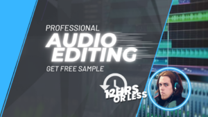 I will fix, edit, clean and improve your audio in 12hrs or less