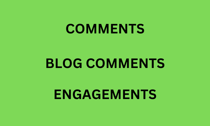 I will relevant, quality engaging comment on your blog post