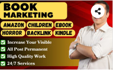 I will do book marketing organically