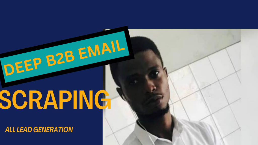 I will do deep b2b lead email scraping upto 50k in 1 day