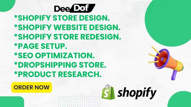 I will do website design and reedesign, shopify design, redesign shopify store