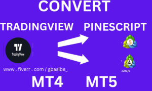 I will convert tradingview pinescript to mt4 mt5