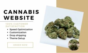 I will create cbd, hemp, weed cannabis marijuana landing page cannabis website