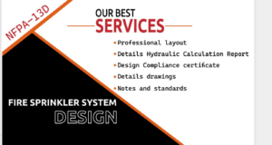 I will design residential sprinkler system