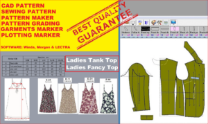 I will make cad pattern, sewing pattern, graphics design, logo design for you