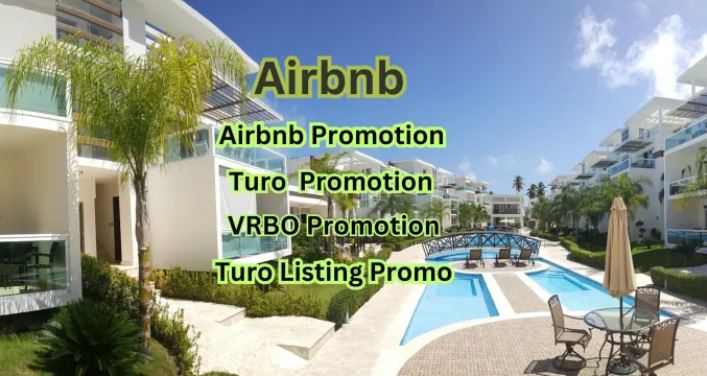 I will promote your airbnb, turo, vrbo listing or airbnb website and do airbnb SEO