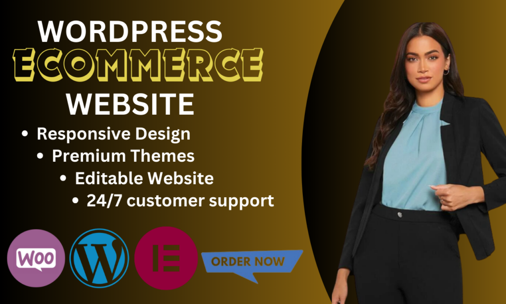 I will edit ecommerce wordpress website, woocommerce website design wordpress store