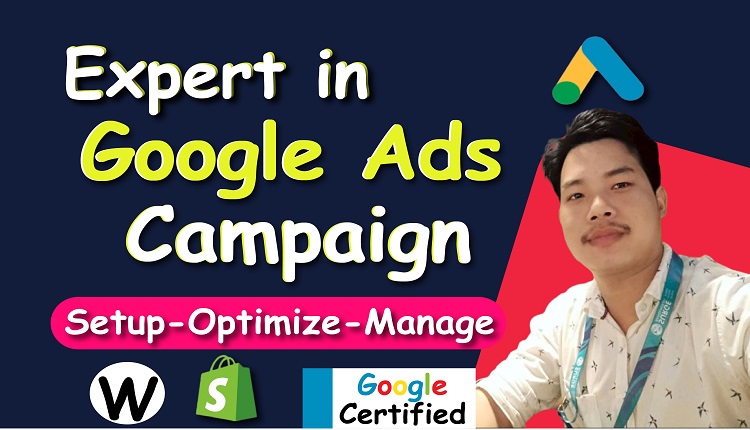 I will setup google adwords search ads performance max shopping ads to improve sales