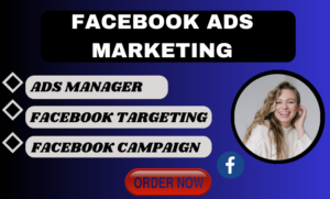 I will handle marketing, run facebook ads and campaign to reach your targeted audience