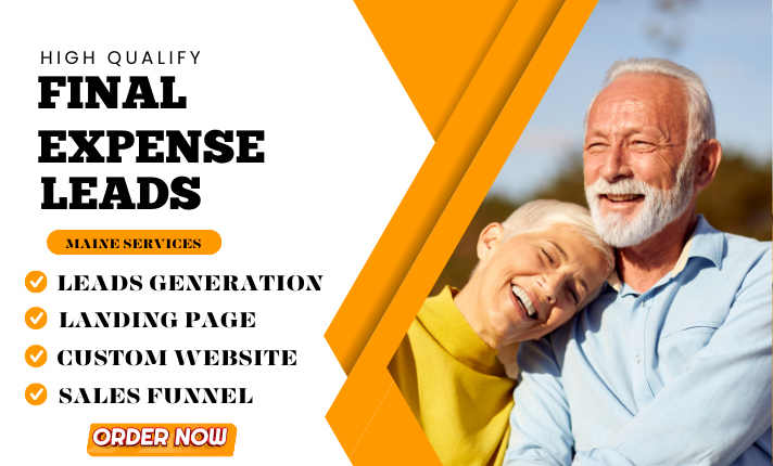 I will final expense website landing page lead generation sales funnel insurance leads