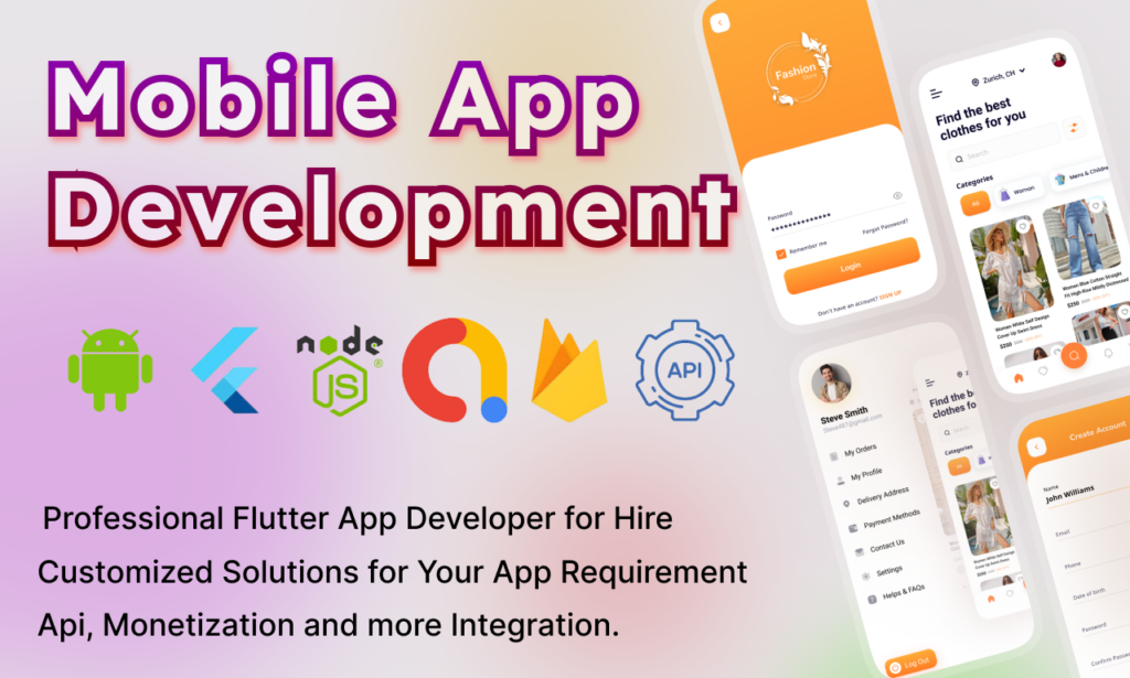 I will be your flutter app developer for android app development