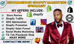 do shopify marketing, optimization, sales funnel and shopify SEO to boost sales