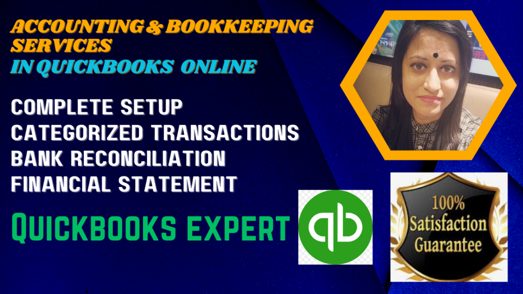 I will do bookkeeping, accounting, reconciliation using quickbooks