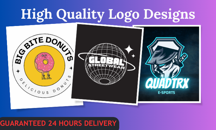 create the best custom modern logo design in any style