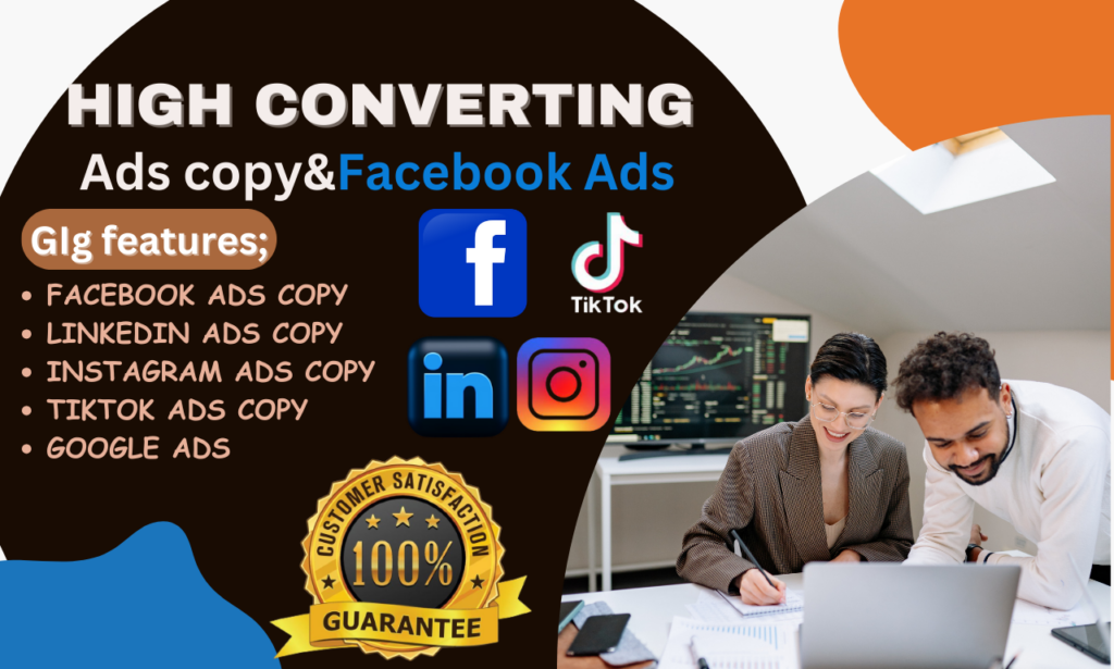 I will write high converting sales copy, ad copy, google ads, email copy