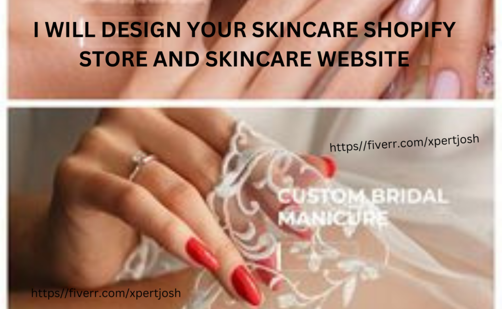 I will do expert skincare cosmetics website shopify store beauty and spa websites