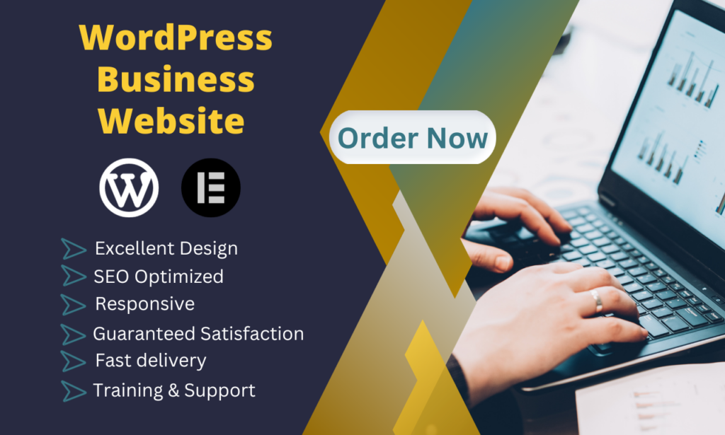 I will create Professional WordPress Business with Blog Website