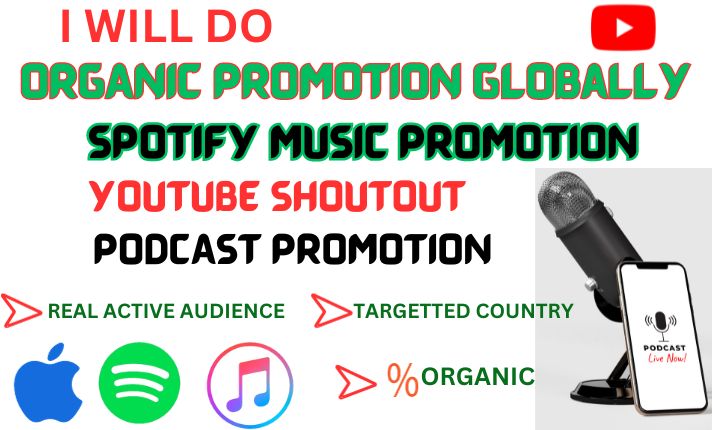 I will do organic spotify music promotion and make your music go viral, music promotion