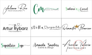 I will do professional signature logo for you