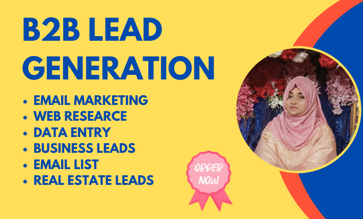 I will do targeted lead generation and data entry