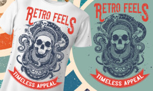 I will provide custom retro vintage graphics t shirt design