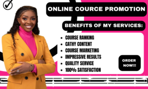 I will online course promotion, udemy promotion, book marketing, amazon