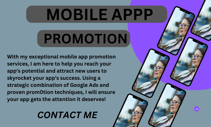 I will do organic mobile app promotion app installs app promotion app marketing