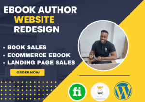 I will fix redesign ebook author website,revamp wix website,ebook wix wordpress website