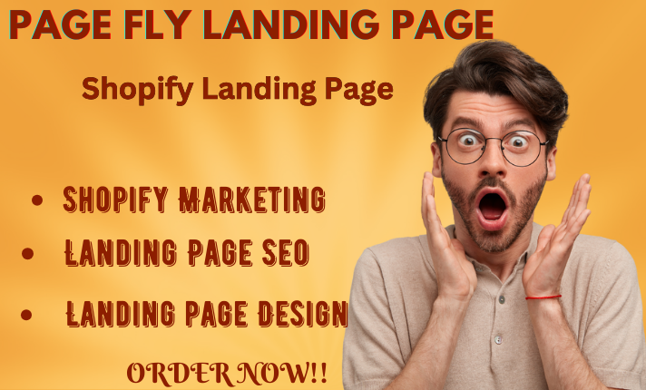 I will do shopify one product and landing page with your fly page