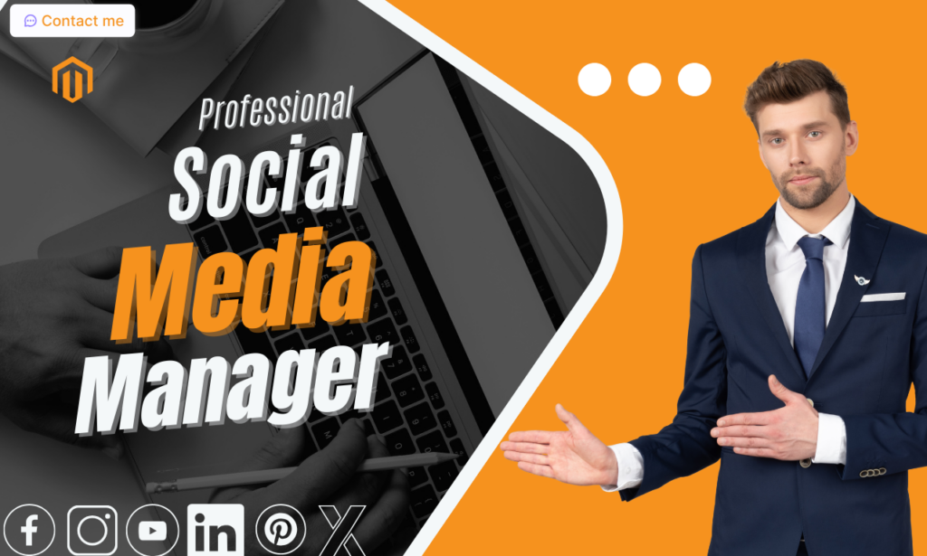 I will be your social media manager, online business page marketing and SEO marketing