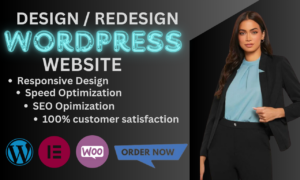 I will revamp wordpress website design wordpress website elementor pro, wordpress clone