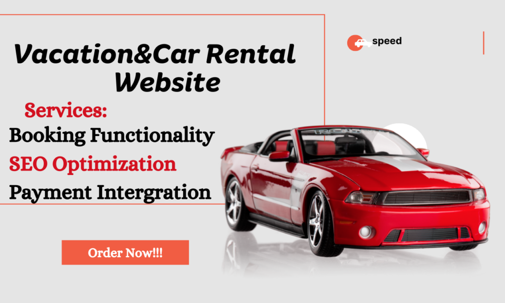 I will design rental website, vacation rental, car booking, car rental website