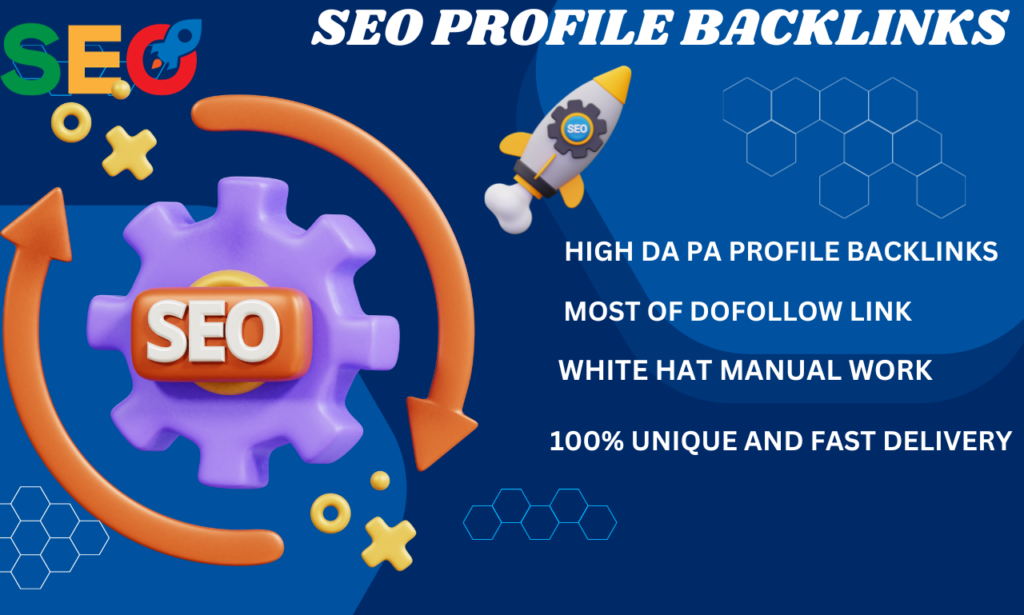 I will create 300 da pa profile creation backlinks