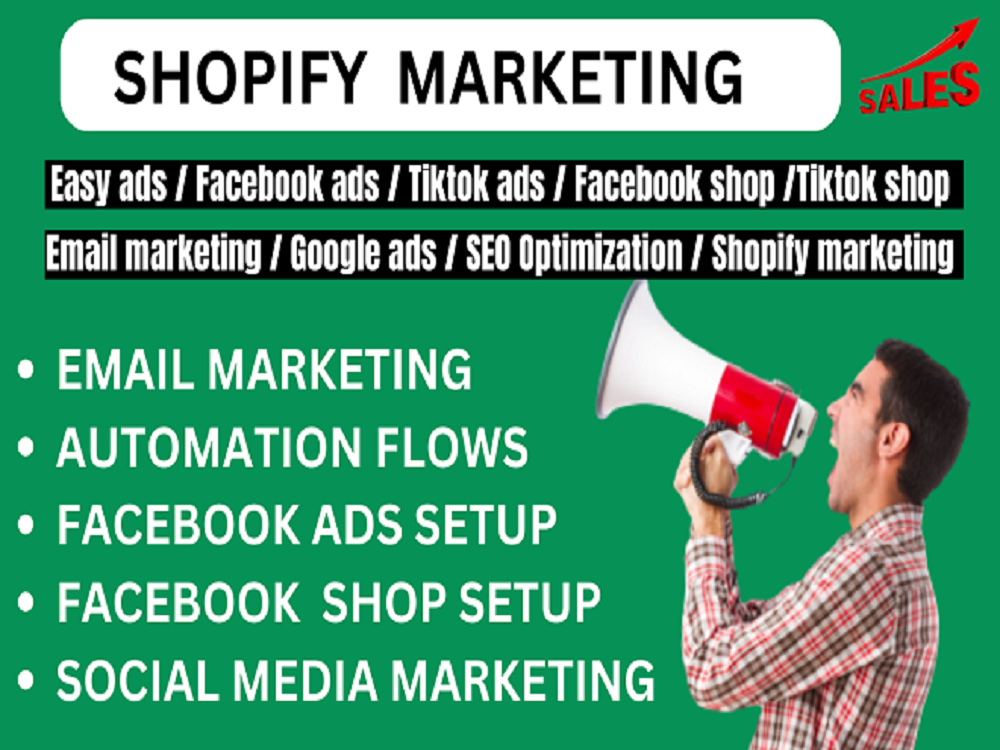 I will do shopify easy ads etsy email marketing kick promotion boost sales and traffic