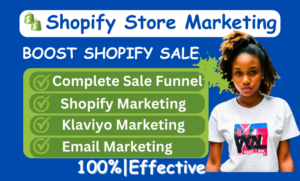 I will boost shopify sales, sales funnel, shopify dropshipping marketing